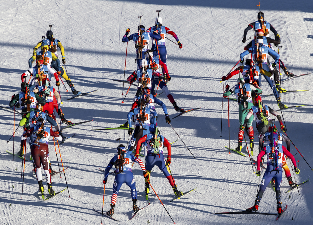 Start des Biathlon Weltcup in Oberdorf